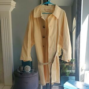 Authentic Marni Light Tan Trench Coat